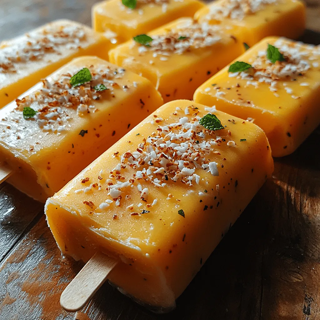 As the temperature rises and summer approaches, there’s nothing quite as refreshing as a homemade popsicle. These delightful frozen treats not only provide a burst of coolness but also offer a great way to enjoy a variety of flavors and textures. Homemade popsicles can be a fun and creative endeavor, allowing you to experiment with different ingredients and combinations. One recipe that beautifully captures the essence of summer is the Tropical Bliss Coconut Mango Popsicles. With their vibrant colors and tropical flavors, these popsicles are a perfect way to beat the heat while enjoying a taste of paradise.