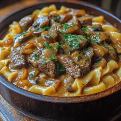 Beef Stroganoff is a culinary classic that has won the hearts of many as a beloved comfort food. Known for its rich, creamy sauce and tender beef, this dish perfectly embodies the essence of home-cooked meals. Whether served over egg noodles, rice, or mashed potatoes, Beef Stroganoff delivers a satisfying experience that warms the soul. In recent years, the traditional recipe has been adapted to meet the demands of busy lifestyles, leading to the creation of one-pot variations that simplify preparation and cleanup without sacrificing flavor.