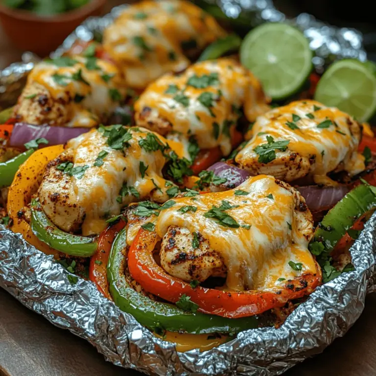 To create the perfect Sizzling Baked Chicken Fajita Foil Packs, it’s essential to understand the key ingredients that contribute to the dish's vibrant flavors and textures.