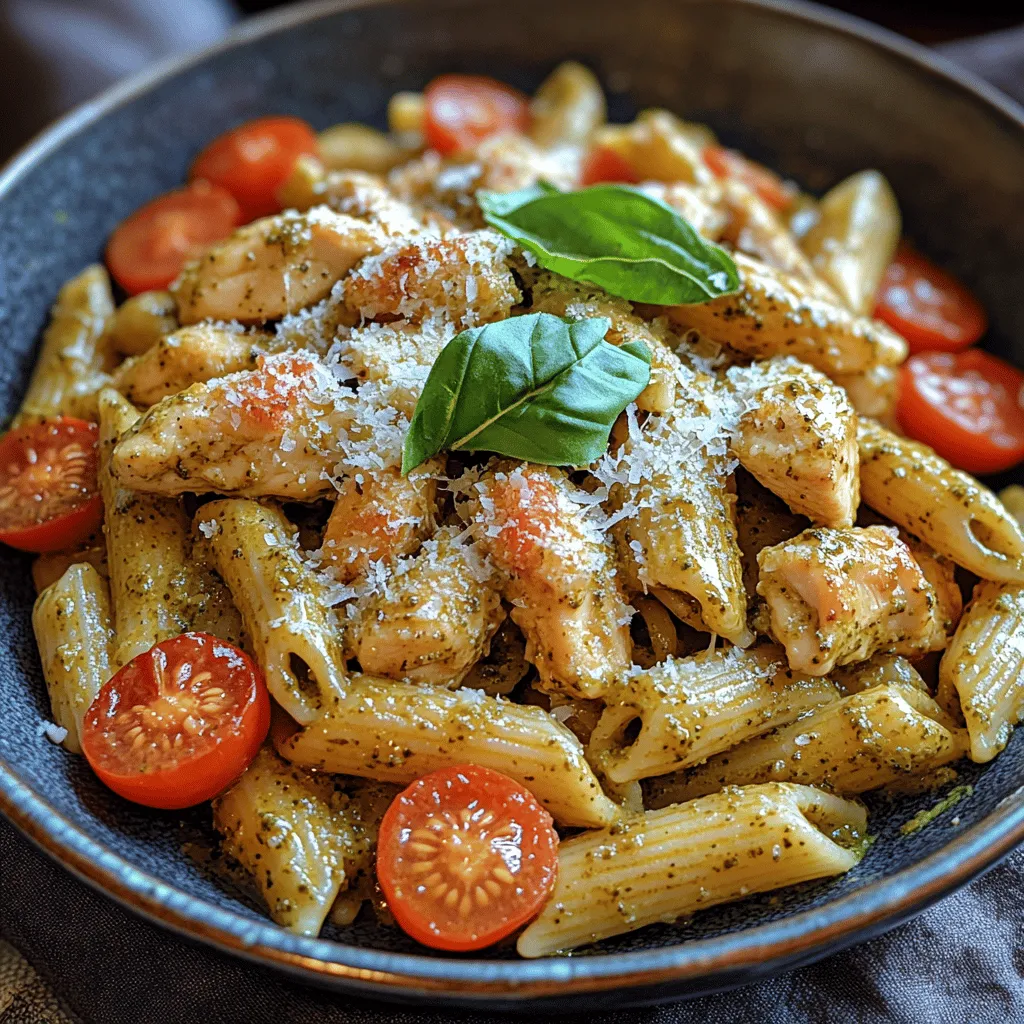 When it comes to comfort food, few dishes can rival the satisfying allure of a creamy pasta. Enter Creamy Basil Pesto Chicken Penne, a dish that marries the richness of cream with the vibrant freshness of basil pesto. This delightful creation is not only a feast for the senses but also a testament to how simple ingredients can come together to create something truly special. The combination of creamy texture, herby brightness, and savory chicken makes this dish irresistible, whether you're planning a cozy weeknight dinner or hosting a special gathering.
