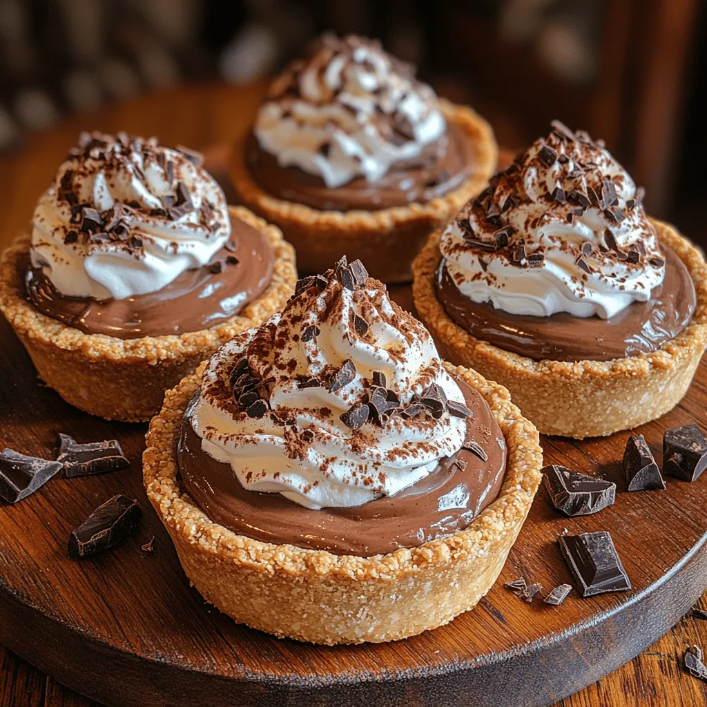 Chocolate desserts hold a special place in the hearts of many, transcending cultures and cuisines with their rich flavors and comforting appeal. Among the plethora of chocolate confections, mini chocolate cream pies stand out as a delightful indulgence that combines the best of both worlds: the elegance of dessert pies with the convenience of bite-sized portions. These petite treats not only satisfy a craving for chocolate but also serve as an eye-catching addition to any gathering or celebration.