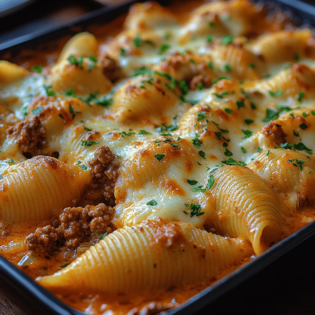 Casseroles have long been a beloved staple in home kitchens, providing warmth and comfort in every bite. Their allure lies in the ability to combine various ingredients into one cohesive dish, making them an ideal choice for busy families and gatherings. Among the many options available, the Heavenly Creamy Beef Shells Casserole stands out as a family-friendly favorite that tantalizes the taste buds. This dish embodies the perfect balance of flavors and textures, featuring a savory beef filling, a luscious creamy sauce, and a cheesy topping that creates an irresistible combination. Whether it's a chilly evening or a festive family gathering, this casserole promises to bring everyone together around the dinner table.