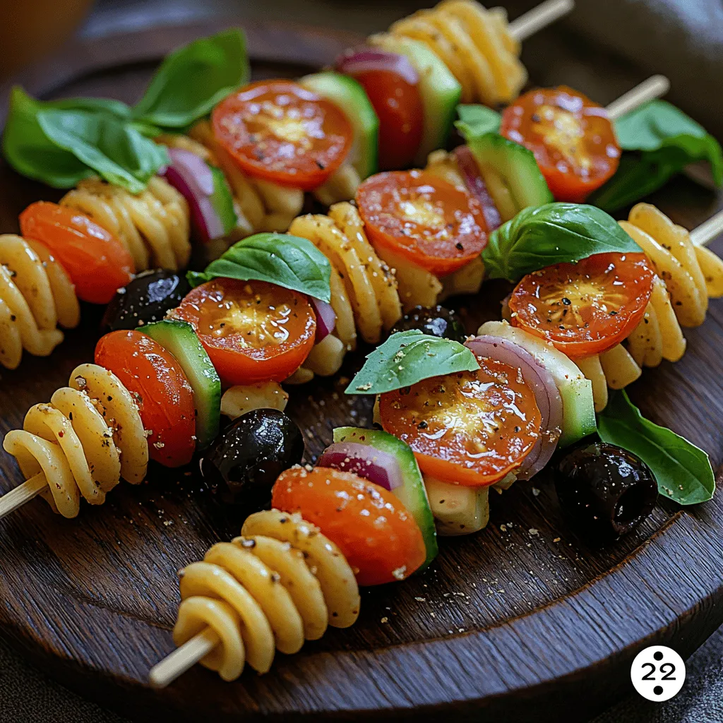 As summer approaches, the allure of outdoor gatherings and picnics becomes irresistible. One of the quintessential dishes that grace these occasions is pasta salad. Loved for its versatility and vibrant flavors, pasta salad is a crowd-pleaser that can easily cater to diverse tastes. However, if you're looking to elevate the traditional pasta salad experience, allow us to introduce you to Italian Pasta Salad Skewers — a delightful and portable twist on a summer classic.
