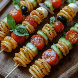As summer approaches, the allure of outdoor gatherings and picnics becomes irresistible. One of the quintessential dishes that grace these occasions is pasta salad. Loved for its versatility and vibrant flavors, pasta salad is a crowd-pleaser that can easily cater to diverse tastes. However, if you're looking to elevate the traditional pasta salad experience, allow us to introduce you to Italian Pasta Salad Skewers — a delightful and portable twist on a summer classic.