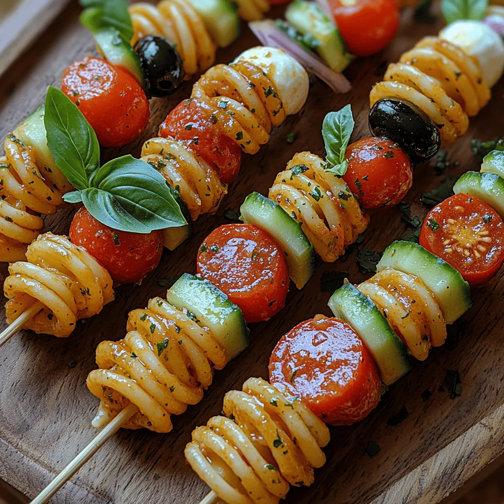 As summer approaches, the allure of outdoor gatherings and picnics becomes irresistible. One of the quintessential dishes that grace these occasions is pasta salad. Loved for its versatility and vibrant flavors, pasta salad is a crowd-pleaser that can easily cater to diverse tastes. However, if you're looking to elevate the traditional pasta salad experience, allow us to introduce you to Italian Pasta Salad Skewers — a delightful and portable twist on a summer classic.