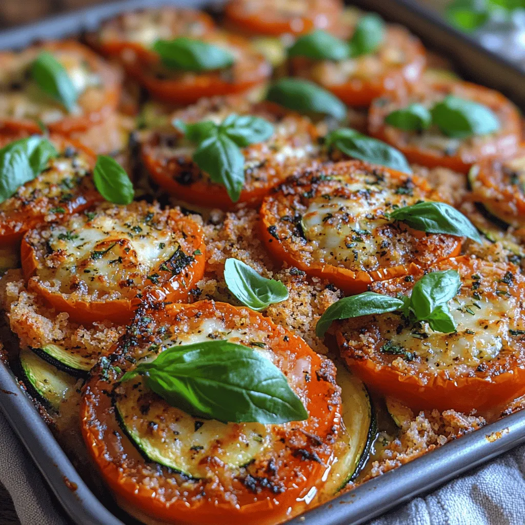 Baked Zucchini Tomato Gratin is a culinary masterpiece that encapsulates the essence of Mediterranean cooking. This dish is a vibrant celebration of fresh, seasonal ingredients, making it an ideal choice for those seeking a healthy yet comforting meal option. The combination of tender zucchini and juicy tomatoes, layered harmoniously and baked to perfection, results in a gratin that is not only visually appealing but also tantalizing to the taste buds.