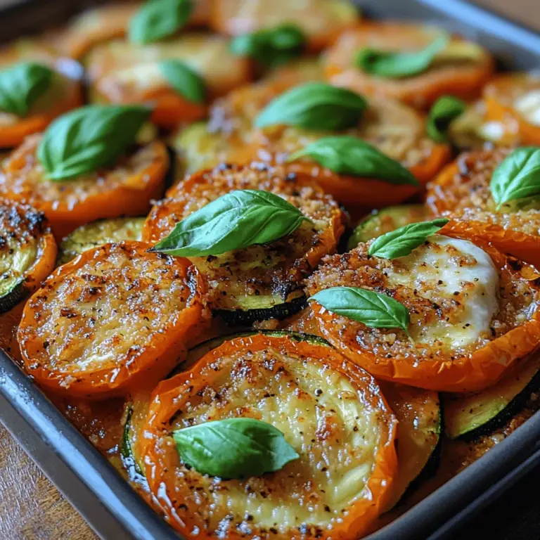 Baked Zucchini Tomato Gratin is a culinary masterpiece that encapsulates the essence of Mediterranean cooking. This dish is a vibrant celebration of fresh, seasonal ingredients, making it an ideal choice for those seeking a healthy yet comforting meal option. The combination of tender zucchini and juicy tomatoes, layered harmoniously and baked to perfection, results in a gratin that is not only visually appealing but also tantalizing to the taste buds.