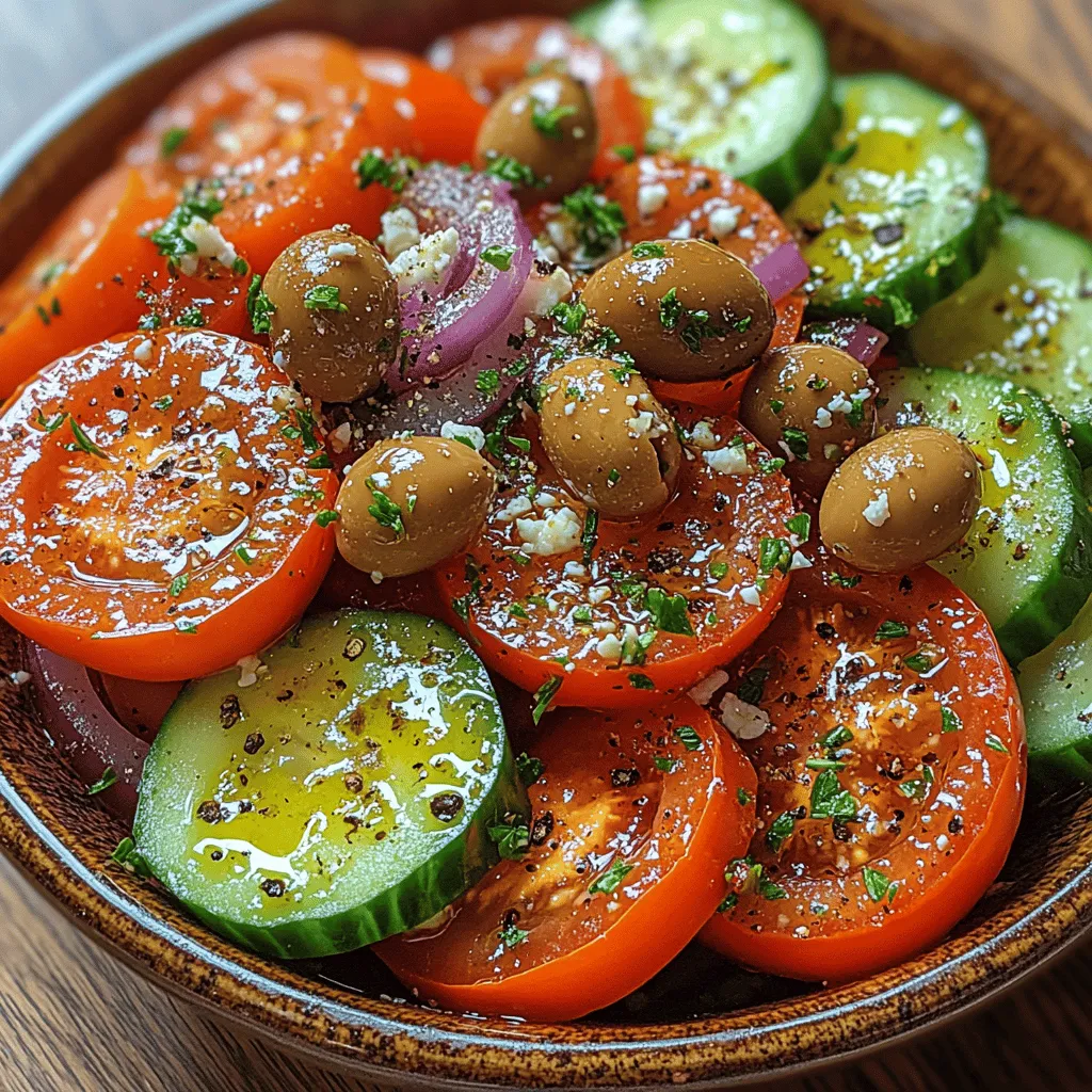 Greek salad, known as 
