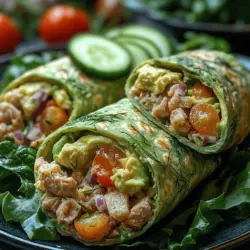 In the quest for quick and nutritious meal options, Avocado Tuna Salad Wraps stand out as a delightful choice that perfectly balances flavor and health benefits. This recipe is not only a feast for the palate but also a powerhouse of nutrients, making it an ideal option for a satisfying lunch or a light dinner. Combining the richness of avocado with the protein-packed goodness of tuna, these wraps are versatile enough to cater to various dietary preferences while being simple to prepare.
