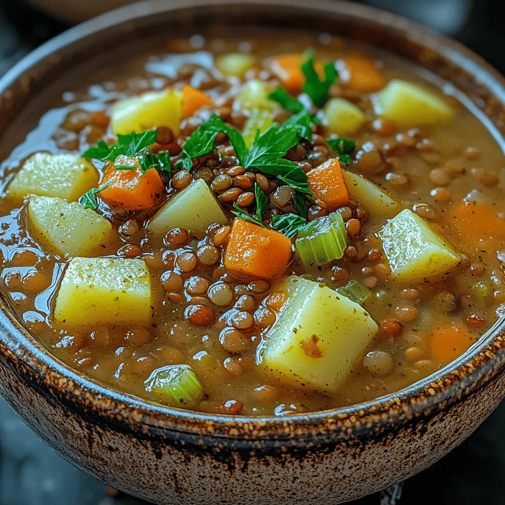 As the temperatures drop and the days grow shorter, our cravings often shift towards heartwarming, comforting meals that not only nourish but also provide a sense of warmth and satisfaction. Enter the Luscious Lentil & Potato Warm-Up—a soul-soothing soup that combines the wholesome goodness of lentils and potatoes, creating a dish that is both delicious and nutritious. This recipe highlights the benefits of using these humble ingredients, offering a perfect blend of flavors and textures that can elevate any chilly day.