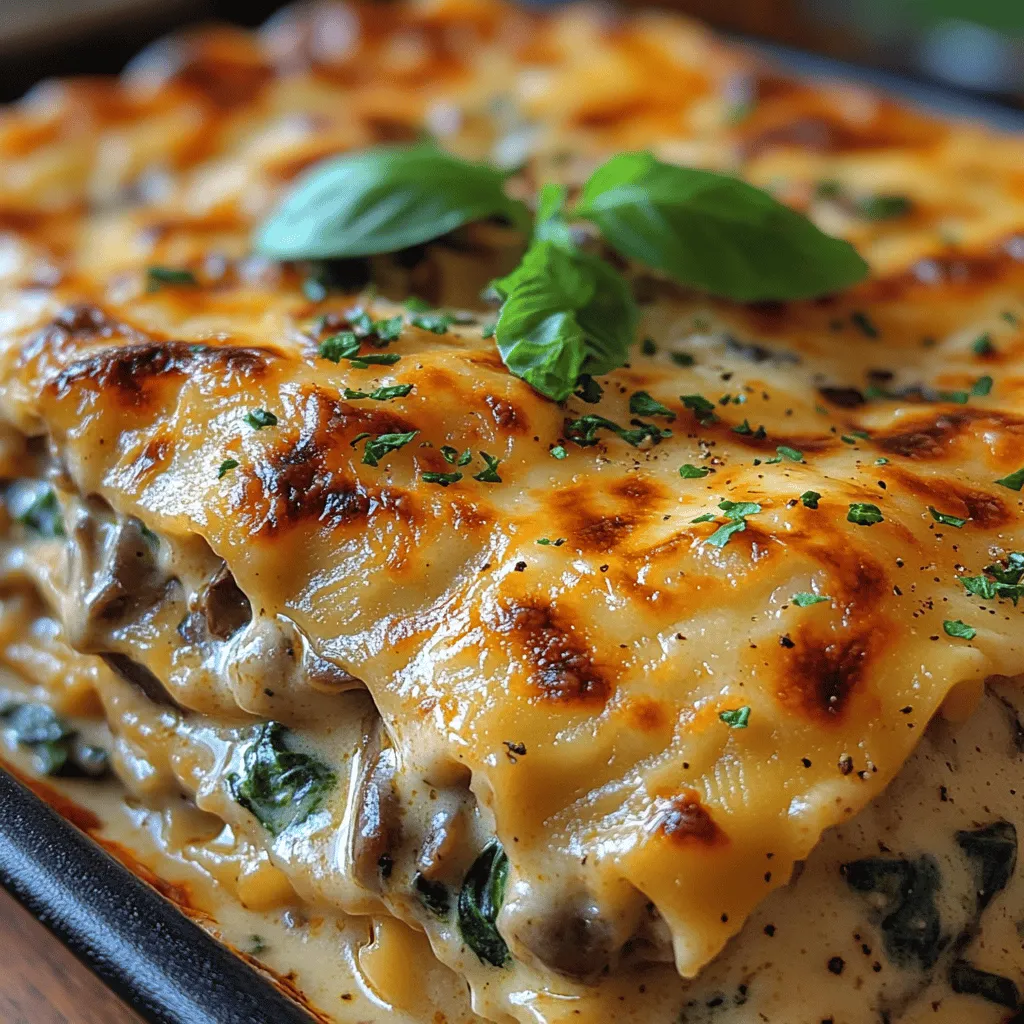 Creamy Mushroom Spinach Lasagna is a delightful and comforting dish that has captivated the hearts and taste buds of many. This recipe is not just about layers of pasta; it’s a harmonious blend of rich flavors, creamy textures, and healthy ingredients that make it a perfect choice for family meals, gatherings, or even a cozy night in. With the earthy taste of mushrooms and the vibrant green of spinach, this lasagna caters to both vegetarian diets and lasagna enthusiasts alike, making it a versatile option for any occasion.