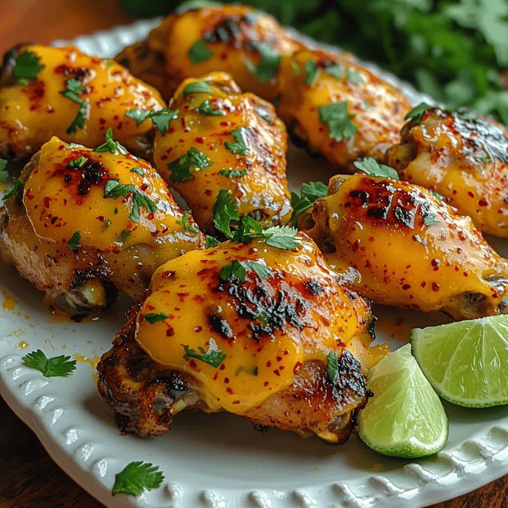 Are you ready to elevate your chicken wing game to the next level? Introducing Spicy Mango Drizzle Wings, a tantalizing combination of sweet and spicy that will leave your taste buds dancing with delight. This dish is not just another variation of the popular chicken wings; it’s a culinary experience that brings together the luscious sweetness of ripe mangoes and the kick of spicy peppers. Perfect as an appetizer for your next gathering or as a main dish that will impress family and friends, these wings are sure to become a favorite.