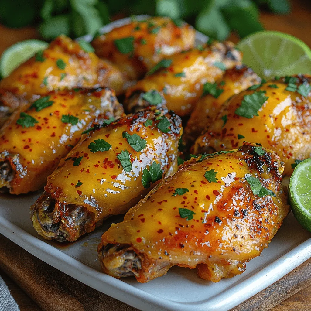 Are you ready to elevate your chicken wing game to the next level? Introducing Spicy Mango Drizzle Wings, a tantalizing combination of sweet and spicy that will leave your taste buds dancing with delight. This dish is not just another variation of the popular chicken wings; it’s a culinary experience that brings together the luscious sweetness of ripe mangoes and the kick of spicy peppers. Perfect as an appetizer for your next gathering or as a main dish that will impress family and friends, these wings are sure to become a favorite.
