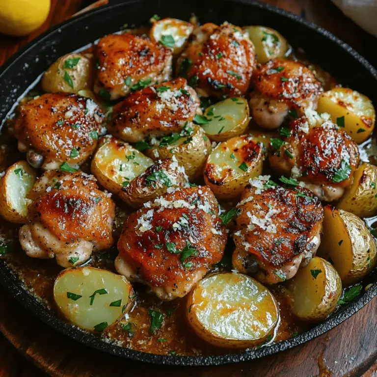 To create a truly exceptional Garlic Butter Chicken and Potatoes Skillet, it’s essential to understand the core ingredients that come together to make this dish so delightful. Each component plays a crucial role in contributing to the overall flavor and texture.