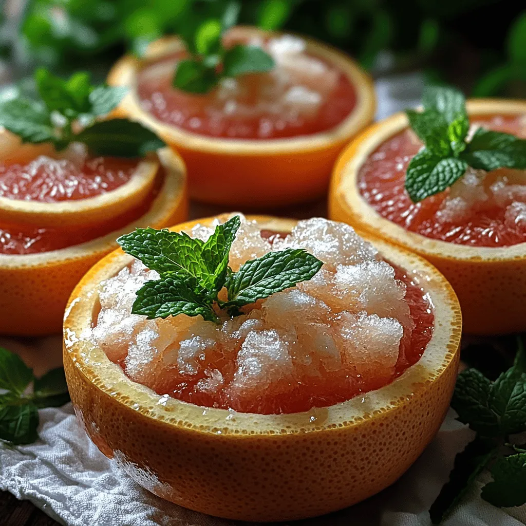 As the sun blazes overhead and the temperatures rise, nothing beats the allure of a refreshing dessert to cool you down. Enter the Frozen Grapefruit Sparkle Cups, a delightful concoction that brings together the vibrant flavors of grapefruit with a bubbly twist. This unique treat is not just a feast for the eyes; it tantalizes the taste buds with its perfect balance of sweet and tart notes, creating a refreshing experience that embodies the essence of summer.