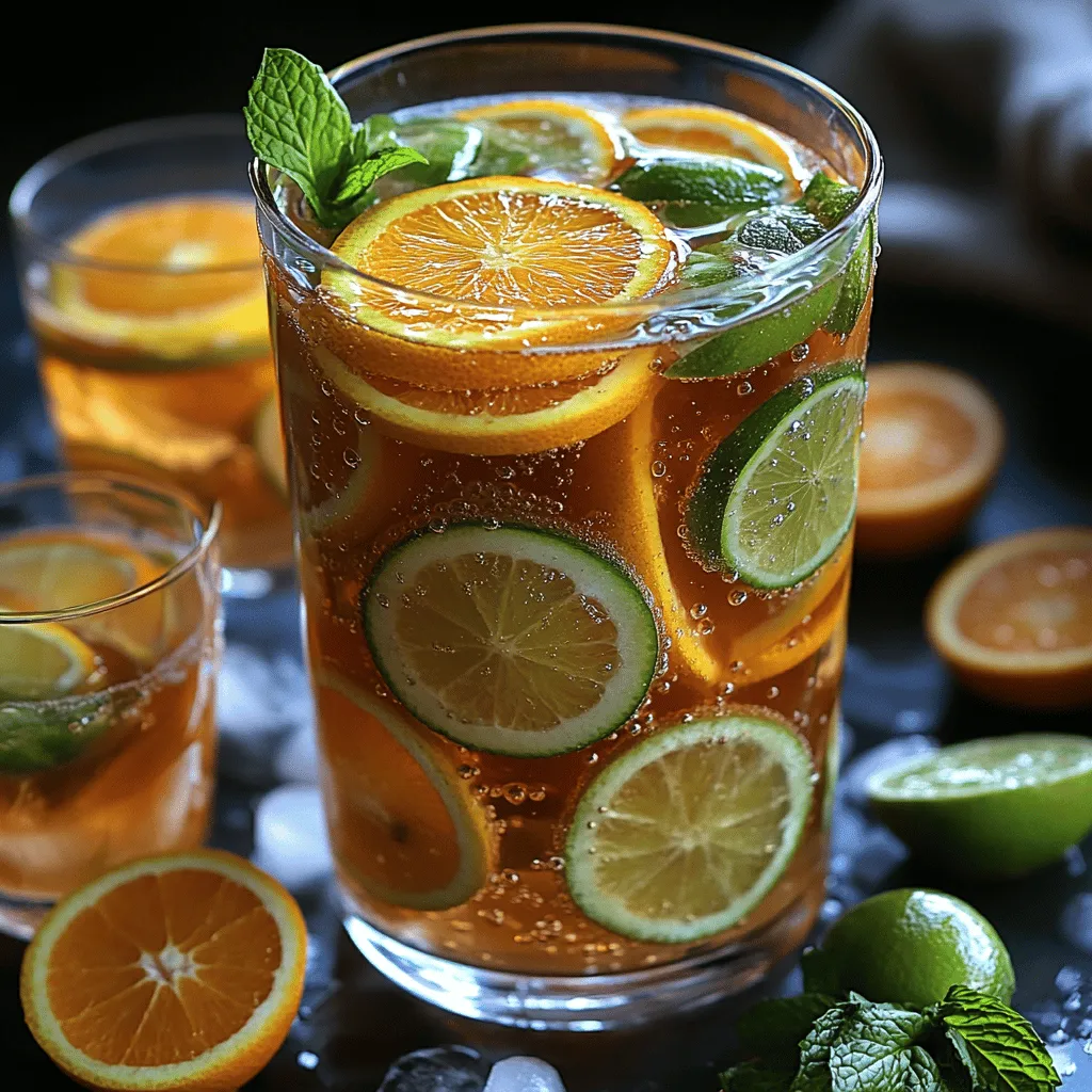 Creating the perfect Sparkling Citrus Punch begins with selecting the right ingredients. Here’s a closer look at the key components that will make your punch shine: