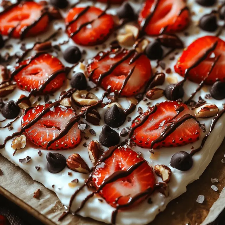 In recent years, the demand for healthier snack options has skyrocketed, leading to an exciting surge in yogurt-based desserts that combine nutrition with indulgence. Among the array of healthy treats available, Chocolate Strawberry Greek Yogurt Bark stands out as an irresistible yet guilt-free choice. This delightful snack not only caters to your sweet tooth but also packs a nutritional punch, making it perfect for a midday pick-me-up or a satisfying dessert after dinner.