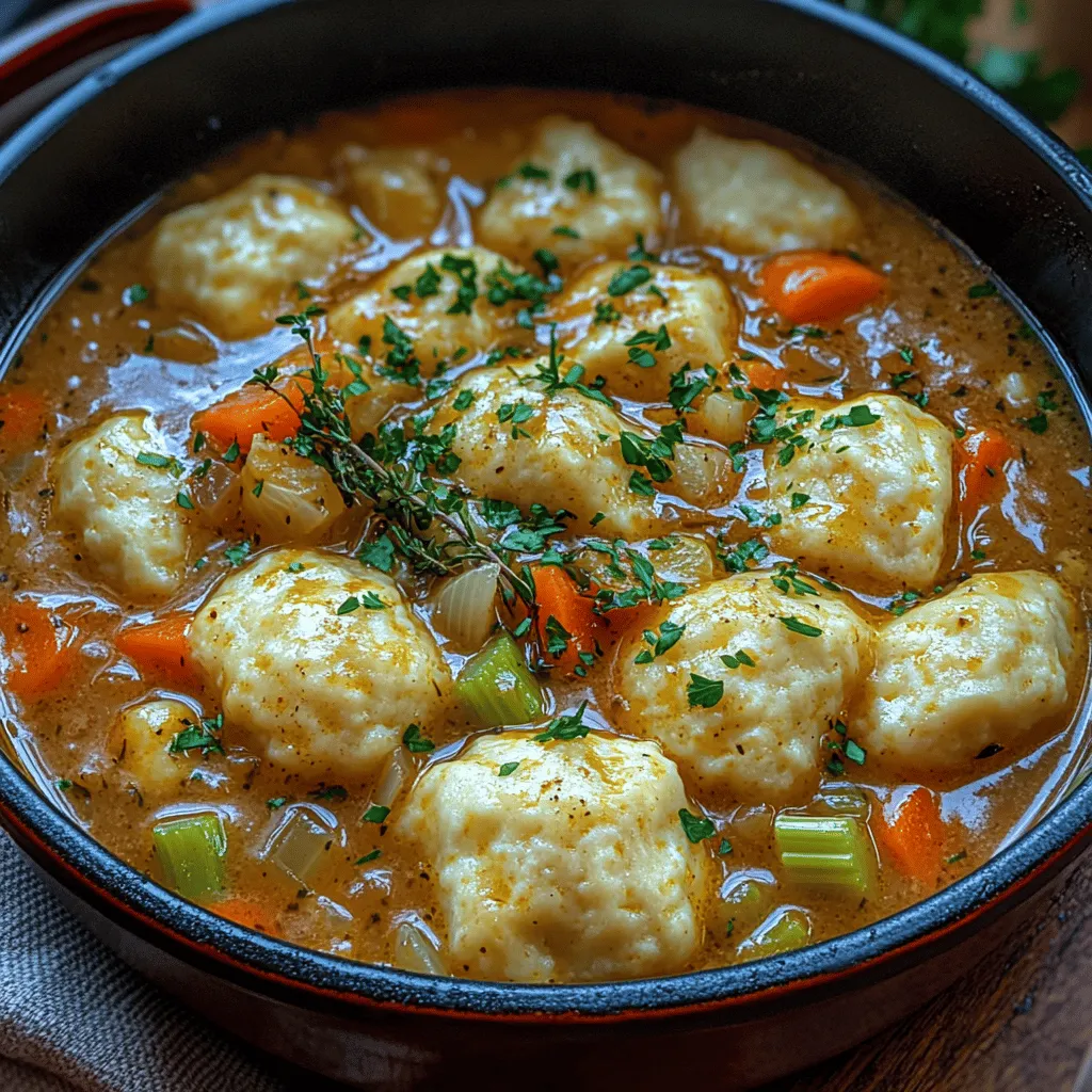 There’s nothing quite like the warmth and comfort of a hearty bowl of chicken and dumplings on a chilly evening. This classic dish has been a beloved staple in many households, offering a delightful combination of tender chicken, fluffy dumplings, and savory broth that creates a soothing and satisfying experience. As the aroma fills your kitchen, it evokes memories of family gatherings and cozy nights spent around the dinner table.