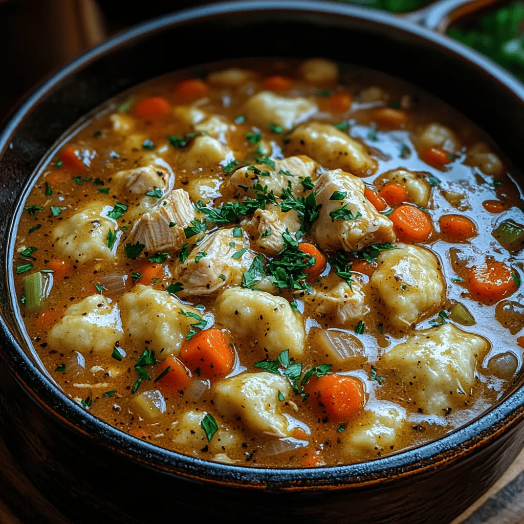 There’s nothing quite like the warmth and comfort of a hearty bowl of chicken and dumplings on a chilly evening. This classic dish has been a beloved staple in many households, offering a delightful combination of tender chicken, fluffy dumplings, and savory broth that creates a soothing and satisfying experience. As the aroma fills your kitchen, it evokes memories of family gatherings and cozy nights spent around the dinner table.