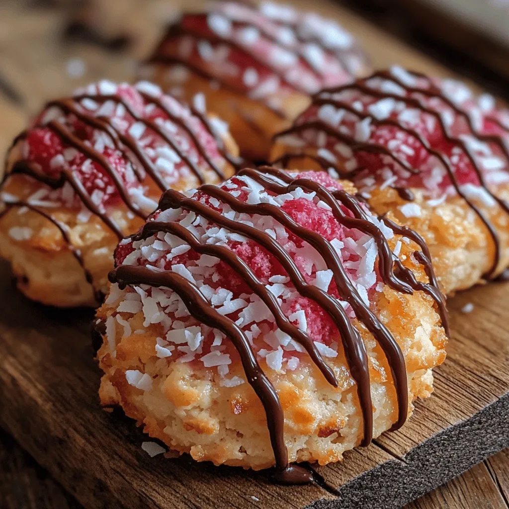 Raspberry Coconut Macaroons are a delightful treat that perfectly encapsulates the balance of flavors and textures. Combining the tropical sweetness of coconut with the tartness of fresh raspberries, these macaroons deliver a taste sensation like no other. Often referred to as a gourmet dessert, they have gained popularity not just for their taste, but also for their visually appealing presentation. Whether you are looking for a fun baking project to undertake with your family, or a show-stopping dessert to impress your guests at your next gathering, this recipe for Raspberry Coconut Macaroons is the perfect choice.