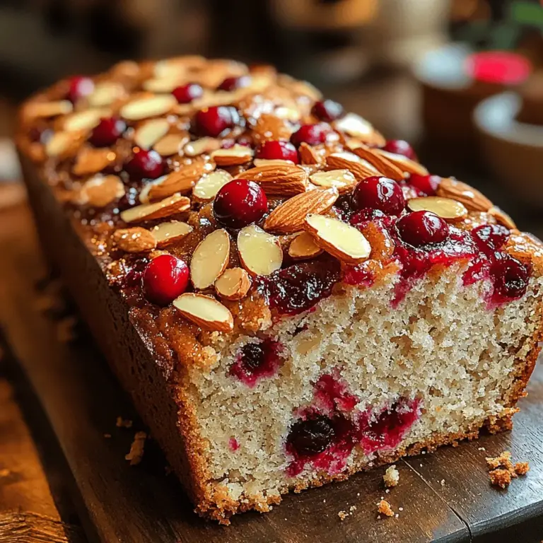 Breakfast loaves have become a staple in many homes, combining convenience with nutrition in a delightful package. The Cranberry Almond Breakfast Loaf stands out as a perfect example of this trend, offering a harmonious blend of flavors and textures that appeal to both the palate and the eye. This loaf is not just an ordinary breakfast option; it is a celebration of wholesome ingredients that come together to create a dish that is both satisfying and energizing.