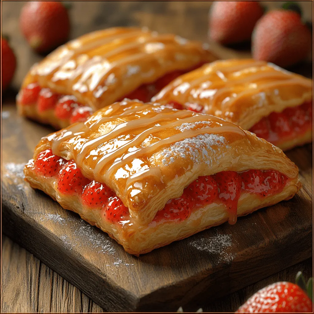 Indulging in a freshly baked pastry is a simple joy that transcends culinary skill levels, and the Sweet Strawberry Bliss Danish pastry is a quintessential treat that embodies this sentiment. This delightful combination of flaky pastry enveloping a luscious strawberry filling is not only a feast for the taste buds but also a visual delight. Inspired by classic European baking traditions, this recipe marries the light, airy texture of Danish pastry with the sweet, vibrant flavor of strawberries, making it a must-try for both casual bakers and seasoned culinary enthusiasts.