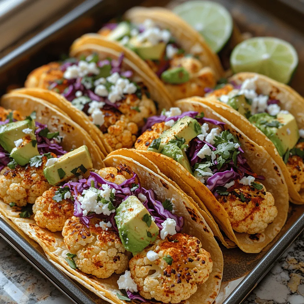 To create the perfect crispy roasted cauliflower tacos, it’s essential to understand the key ingredients that contribute to their exceptional flavor and nutrition.