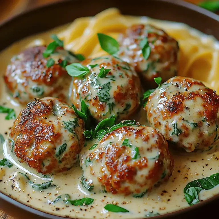 Are you looking for a dish that is not only delicious but also healthy and easy to prepare? Look no further than Creamy Spinach Turkey Meatballs! This heartwarming dish combines the savory flavors of ground turkey and the nutritious benefits of spinach, resulting in a meal that satisfies both your taste buds and your health goals. Whether you're cooking for your family or meal prepping for the week ahead, these meatballs are a fantastic choice.