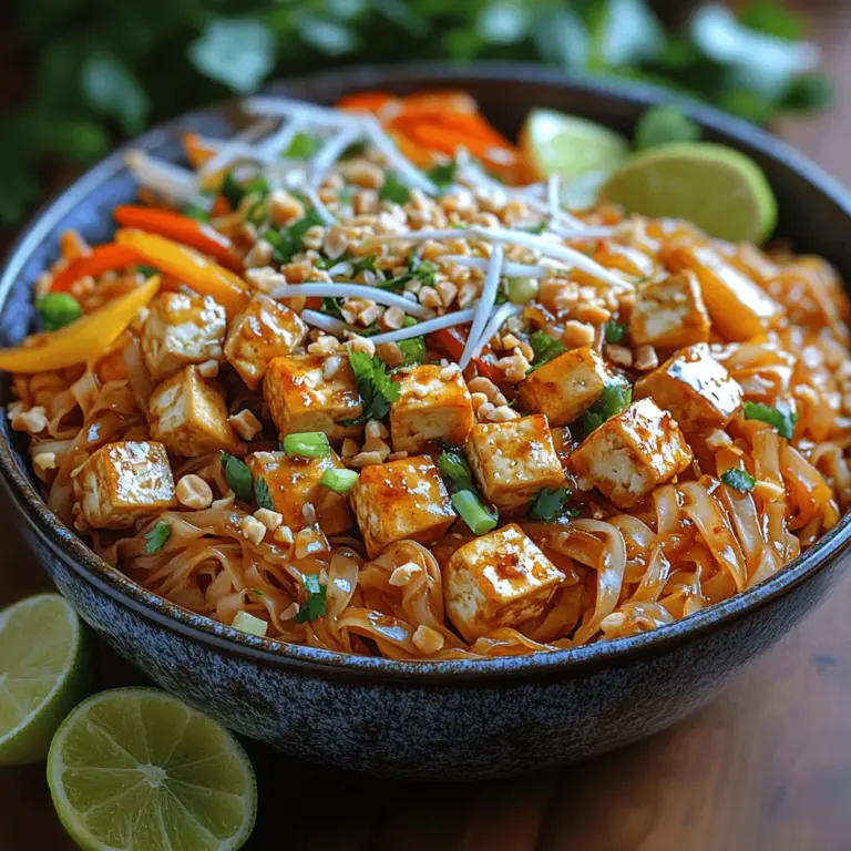 Pad Thai, a quintessential Thai dish, is beloved worldwide for its vibrant flavors and satisfying textures. Traditionally, it combines stir-fried rice noodles with a medley of proteins, vegetables, and a tantalizing sauce that gives it a distinctive taste. However, as the demand for plant-based diets continues to rise, the vegan version of this iconic dish has emerged as a healthier alternative, appealing to both vegans and non-vegans alike.