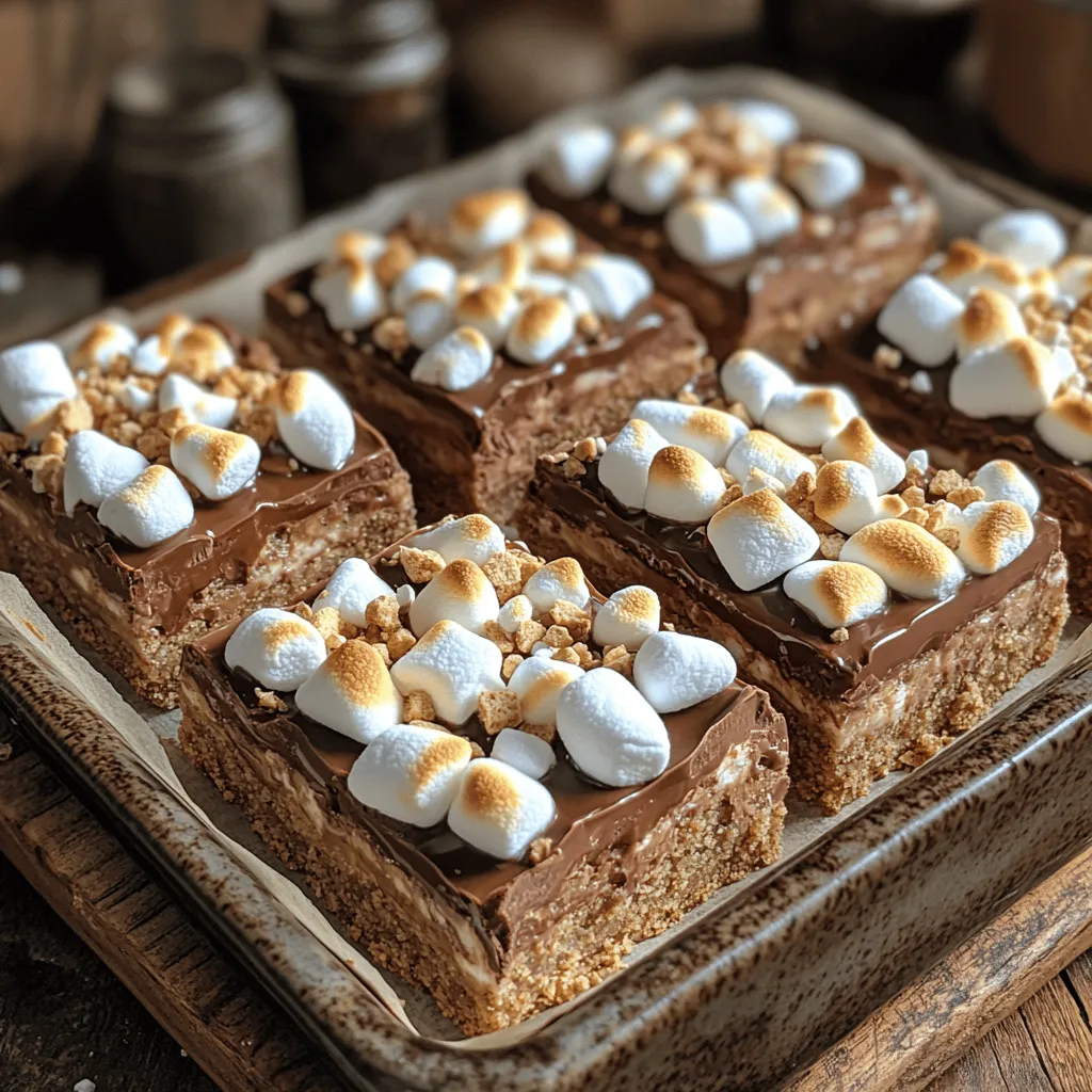 S'mores have long been a cherished treat, evoking memories of summer campfires, family gatherings, and outdoor adventures. The classic combination of graham crackers, gooey marshmallows, and rich chocolate has captured the hearts and taste buds of many. However, as with all beloved recipes, there’s room for innovation. Enter the S'mores Delight Bars—a modern twist on this timeless dessert that perfectly encapsulates the nostalgic flavors of traditional s'mores while offering a convenient, no-bake alternative.