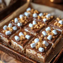 S'mores have long been a cherished treat, evoking memories of summer campfires, family gatherings, and outdoor adventures. The classic combination of graham crackers, gooey marshmallows, and rich chocolate has captured the hearts and taste buds of many. However, as with all beloved recipes, there’s room for innovation. Enter the S'mores Delight Bars—a modern twist on this timeless dessert that perfectly encapsulates the nostalgic flavors of traditional s'mores while offering a convenient, no-bake alternative.