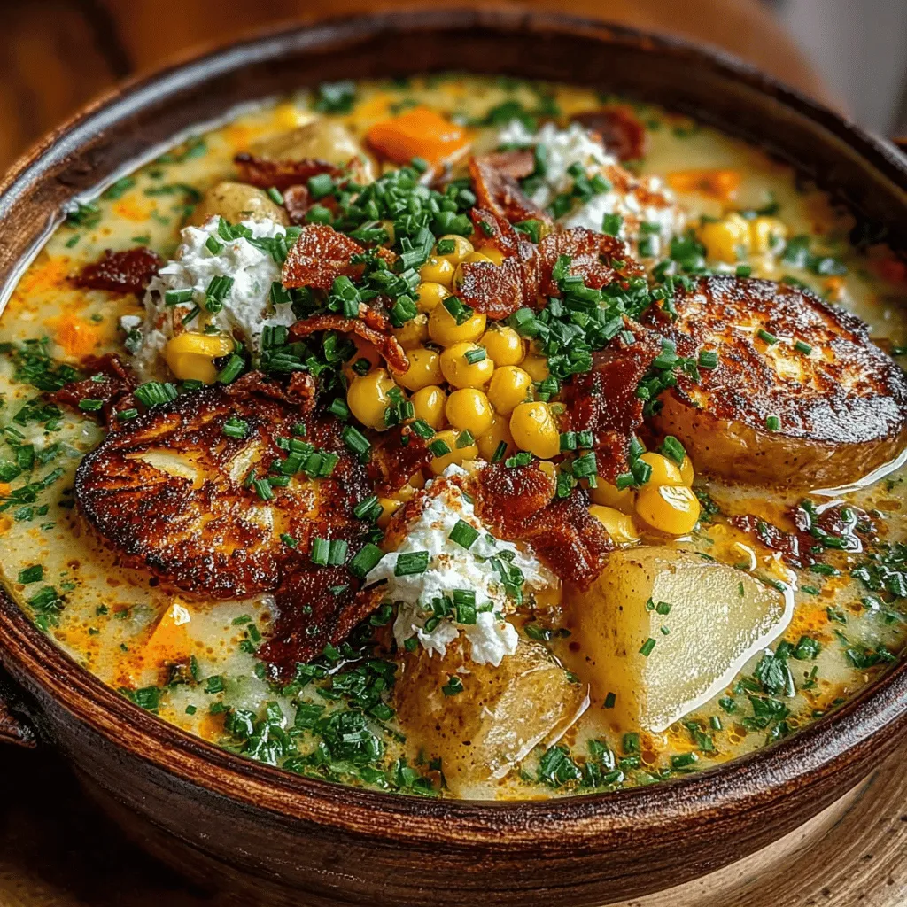 When the weather turns chilly, there's nothing quite like a warm bowl of chowder to bring comfort to the soul. Hearty sweet corn chowder, with its creamy texture and sweet, vibrant flavors, is the epitome of comfort food. This dish not only satisfies the appetite but also warms the heart, making it a perfect choice for family dinners or cozy nights in. With the sweet crunch of fresh corn and the richness of creamy broth, this chowder is a delightful way to celebrate the seasonal bounty of corn, which is at its peak during the late summer and early fall months.