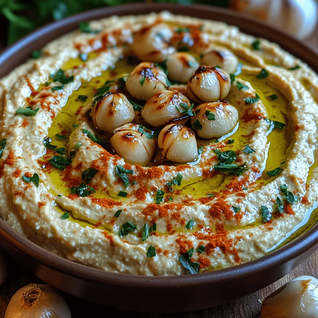 Hummus is more than just a dip; it's a culinary staple that transcends cultures and time. Originating from the Middle East, this versatile dish has gained global popularity for both its rich flavor and health benefits. Among the various hummus recipes, creamy roasted garlic hummus stands out for its unique flavor profile and the depth that roasted garlic brings to the table. This recipe is not only simple to prepare but also offers an explosion of flavors that will tantalize your taste buds.