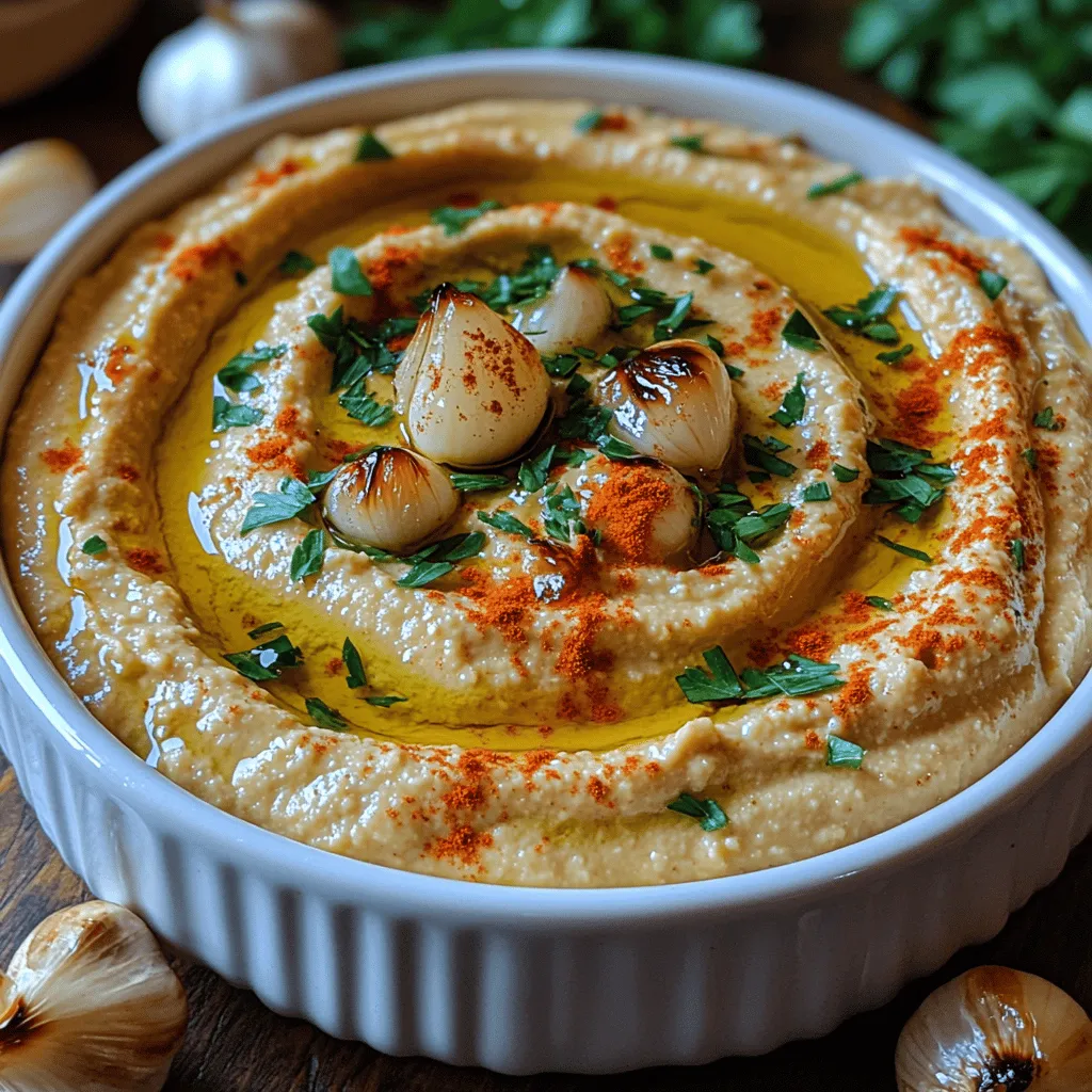 Hummus is more than just a dip; it's a culinary staple that transcends cultures and time. Originating from the Middle East, this versatile dish has gained global popularity for both its rich flavor and health benefits. Among the various hummus recipes, creamy roasted garlic hummus stands out for its unique flavor profile and the depth that roasted garlic brings to the table. This recipe is not only simple to prepare but also offers an explosion of flavors that will tantalize your taste buds.