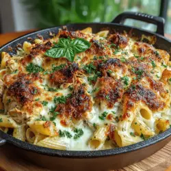 When it comes to weeknight dinners, finding a dish that is both satisfying and easy to prepare can often feel like a culinary balancing act. Enter Baked Pesto Alfredo Chicken Penne, a delightful fusion of flavors that not only pleases the palate but also simplifies your cooking routine. This dish combines the creamy richness of Alfredo sauce with the aromatic freshness of pesto, all baked to perfection with tender chicken and pasta. It’s an ideal choice for family dinners or gatherings where you want to impress without spending hours in the kitchen.