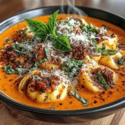 Creamy Roasted Red Pepper Tortellini is a delightful dish that brings a burst of flavor and comfort to your dining table. This recipe combines the rich, velvety texture of a creamy sauce with the sweet, smoky essence of roasted red peppers, creating an irresistible meal that caters to both the eye and the palate. The combination of cheese-filled tortellini and a luscious sauce not only satisfies the taste buds but also provides a feast for the senses.