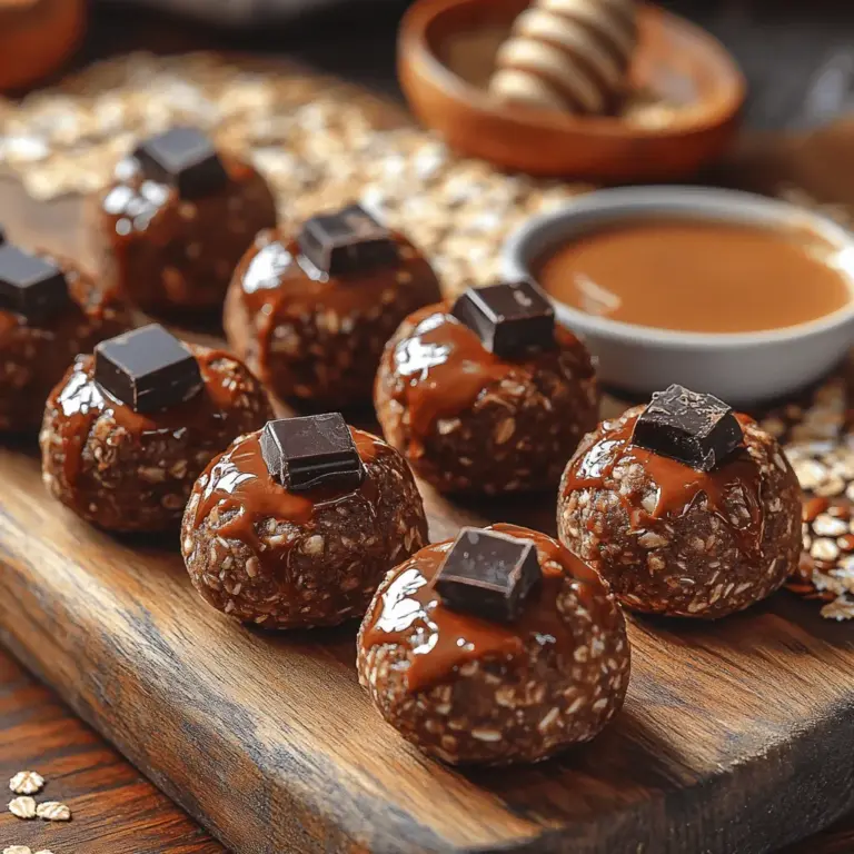 Nutty Chocolate Bliss Energy Bites are the perfect fusion of flavor and nutrition, making them an irresistible choice for anyone seeking a convenient, healthy snack. These bite-sized treats combine the rich taste of chocolate with the wholesome goodness of nuts and seeds, creating a delightful energy boost that can be enjoyed any time of day. Whether you're heading to the gym, looking for a quick pick-me-up at work, or simply satisfying a sweet tooth, these energy bites offer a delicious and guilt-free option.