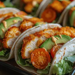 Assembling the perfect Crispy Chicken Avocado Wrap is an art that balances flavor, texture, and freshness. Start by laying your tortilla flat on a clean surface. The tortilla serves as the foundation for all the delightful ingredients you’ll be adding.