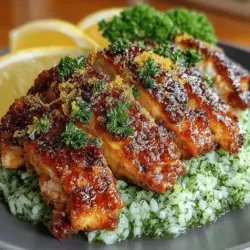 In a world where healthy eating often feels like a compromise on taste, Zesty Lemon Pepper Chicken with Broccoli Rice stands out as a vibrant and satisfying dish that beautifully marries flavor with nutrition. This recipe not only delights the palate but also caters to a variety of dietary preferences, making it a superb choice for family dinners, meal prep, or even special occasions. With its bright, zesty flavors and wholesome ingredients, it’s easy to see why this dish has gained popularity among health-conscious eaters and flavor enthusiasts alike.
