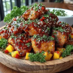 When it comes to tantalizing appetizers or delightful main dishes, few recipes can compete with Sweet Chili Mango Chicken Bites. This dish embodies the perfect fusion of flavors, combining the sweetness of ripe mango with the savory notes of tender chicken and the tangy kick of sweet chili sauce. Whether you’re hosting a dinner party, planning a family gathering, or simply looking for a quick weeknight meal, these chicken bites promise to impress with their vibrant taste and appealing presentation.