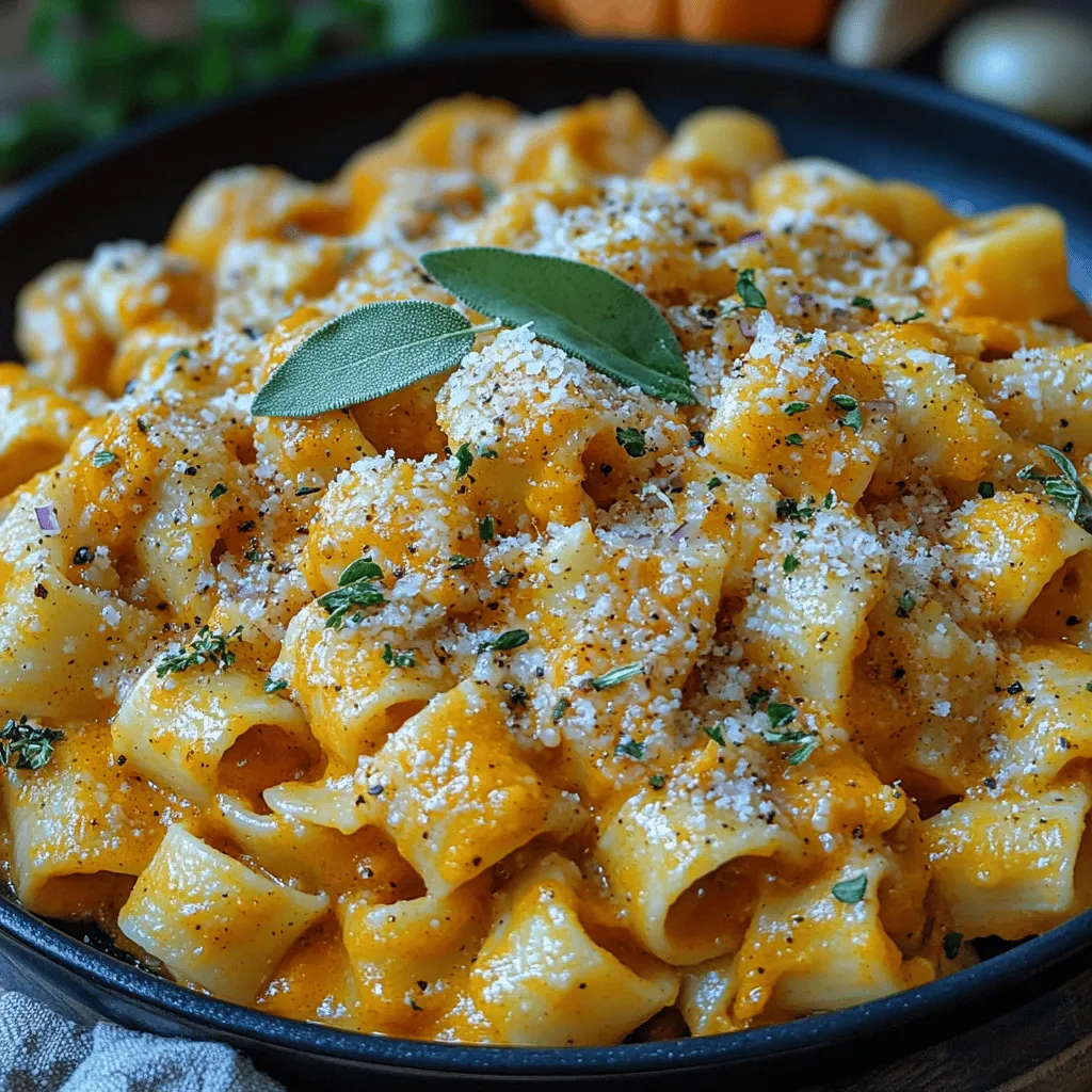 To create a delicious Creamy Pumpkin Delight Pasta Sauce, understanding the key ingredients is essential. Each component plays a vital role in contributing to the final flavor and texture of the dish.