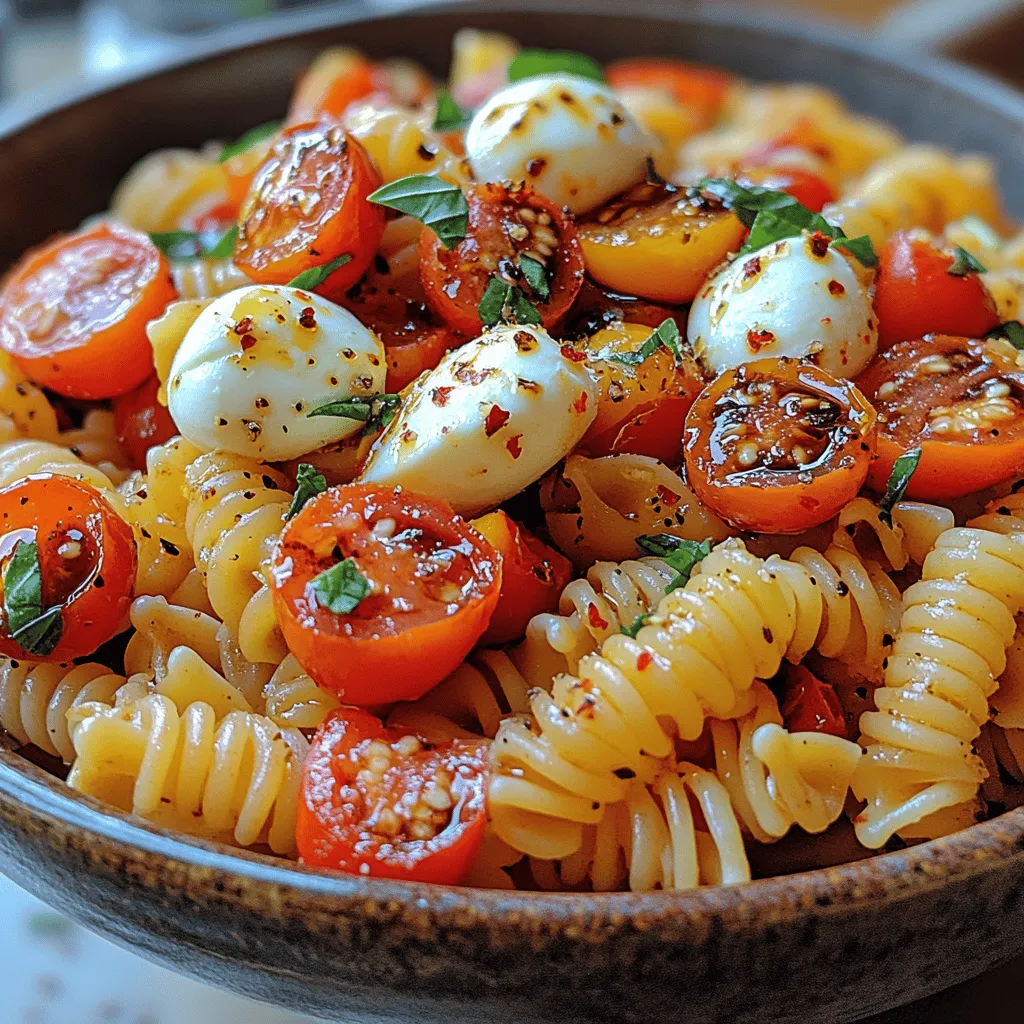 When preparing your Fresh Caprese Pasta Salad, it's essential to consider dietary restrictions and preferences. Here are some possible ingredient substitutions to ensure everyone can enjoy this delightful dish: