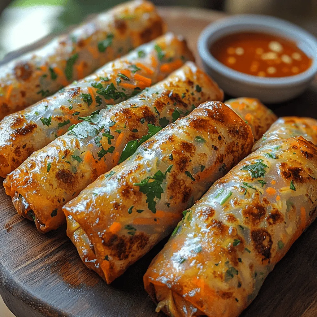 Thai cuisine has gained immense popularity worldwide due to its vibrant flavors, aromatic spices, and diverse ingredients. Known for balancing sweet, salty, sour, and spicy elements, Thai dishes provide a culinary experience that tantalizes the taste buds. Among the myriad of offerings, crispy Thai veggie spring rolls stand out as a delightful and healthy option, especially for those who lean towards vegetarian fare. These delectable rolls serve not only as a tasty appetizer but also as a satisfying snack or light meal, perfect for any occasion.