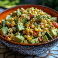 When the sun is shining and the outdoor gatherings beckon, there's nothing quite like a vibrant and refreshing salad to complement your summer feasts. Enter the Zesty Crunchy Chili Lime Corn Salad—an irresistible blend of fresh ingredients that captures the essence of warm-weather dining. This salad stands out not only for its eye-catching colors and textures but also for its delightful balance of spice and tang, making it the perfect side dish for barbecues, picnics, or even a light lunch on its own.