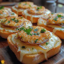 When it comes to comfort food, few dishes can rival the delightful combination of crispy, gooey cheese and the sweet, rich flavor of caramelized onions. The Crispy Mozzarella Onion Melts encapsulate this harmony perfectly, offering a mouthwatering experience that caters to both cheese lovers and fans of savory snacks. With their crunchy exterior and melty interior, these melts are not just a dish; they are an indulgent treat that elevates any meal or gathering.
