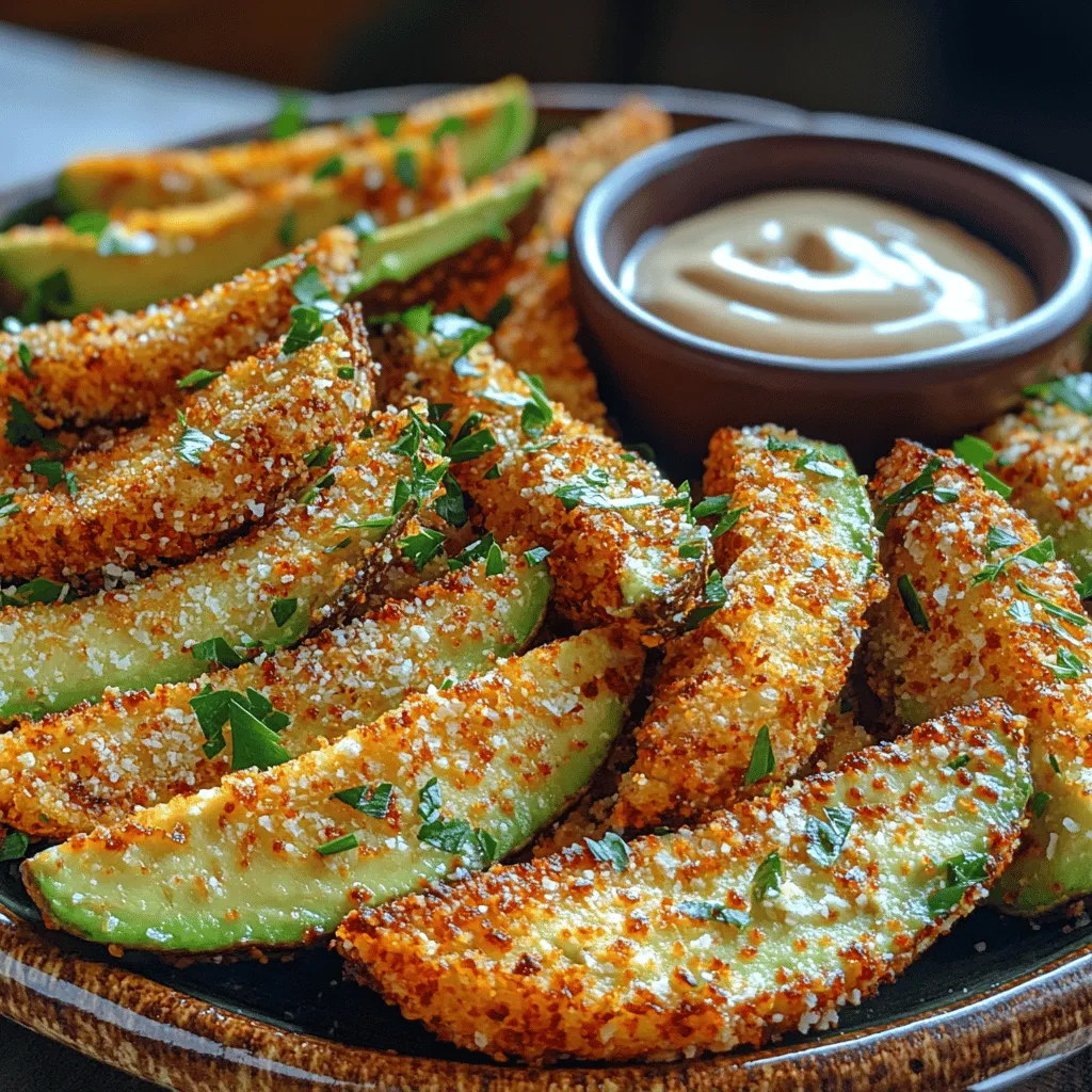 If you're looking for a fresh and innovative way to enjoy avocados, look no further than crispy Parmesan avocado fries. This delightful dish combines the creamy, rich texture of ripe avocados with a crunchy, savory crust that is sure to please anyone who takes a bite. The significance of this recipe lies in its ability to transform a simple fruit into a gourmet snack or side dish that appeals to both health-conscious individuals and those seeking indulgent flavors.