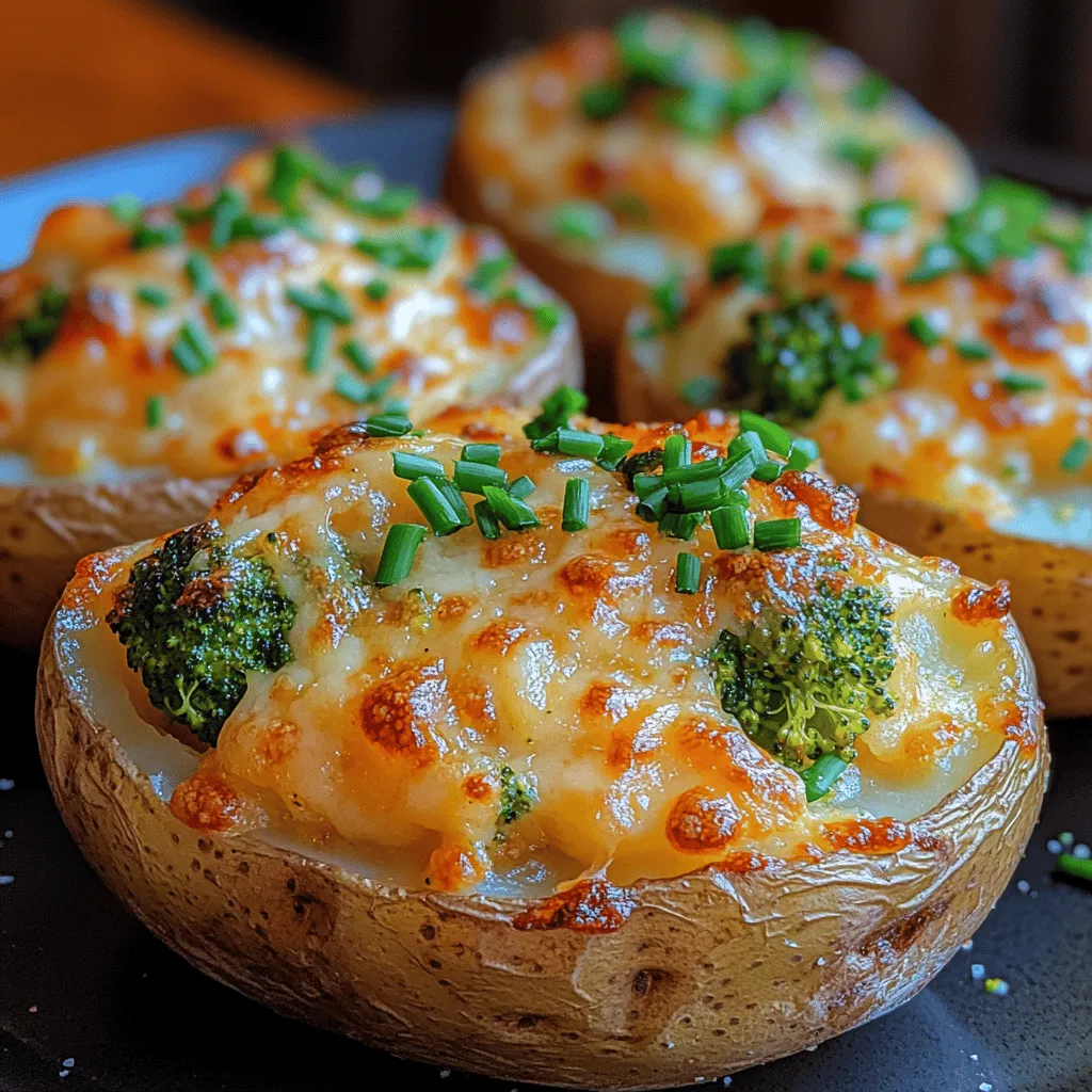 Twice-baked potatoes are a beloved comfort food that combines the hearty satisfaction of baked potatoes with a creamy, flavorful filling. This dish has become a staple in many households, celebrated for its versatility and the joy it brings to family meals and gatherings. The traditional recipe often includes a variety of fillings, but today, we’re adding a unique twist that elevates both the flavor and nutrition of this classic dish: a delightful combination of roasted broccoli and cheese.