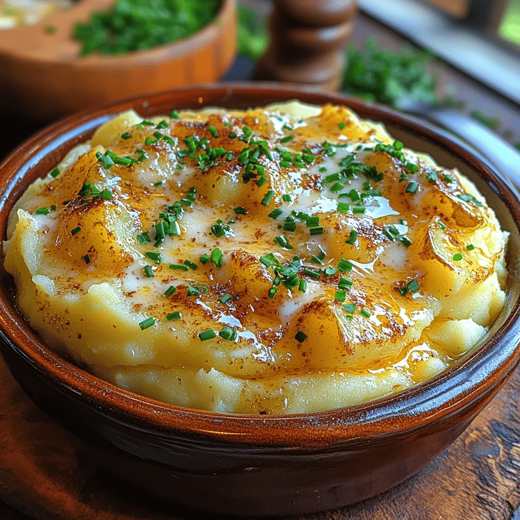Welcome to the delightful world of comfort food, where few dishes can evoke the same nostalgic warmth as a steaming bowl of mashed potatoes. Often hailed as a quintessential side dish, mashed potatoes have a universal appeal that transcends borders and cultures. They are the ultimate companion for a myriad of meals, from festive holiday feasts to cozy weeknight dinners. In this article, we will explore an elevated version of this beloved classic: Dreamy Creamy Garlic Mashed Potatoes. This recipe infuses rich, buttery flavors with the aromatic punch of garlic, transforming a simple dish into a gourmet experience.
