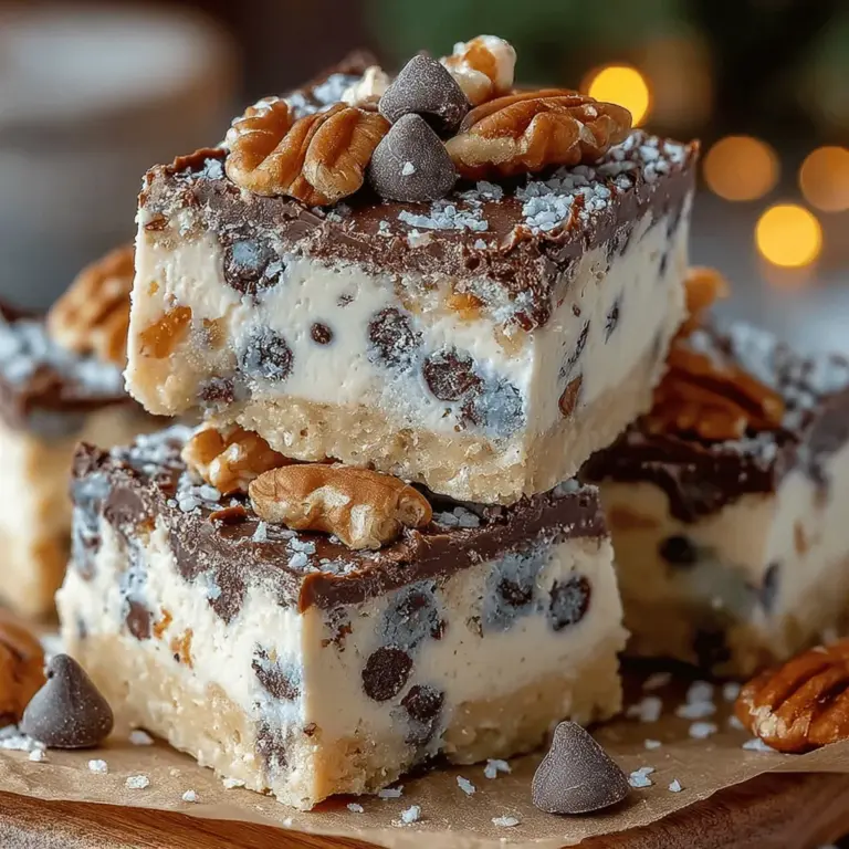 Before diving into the preparation, it’s essential to understand the ingredients that make these No-Bake Chocolate Chip Cookie Dough Bars not only delicious but also nutritious. Each ingredient plays a crucial role in both flavor and health benefits, ensuring you can indulge without the guilt.