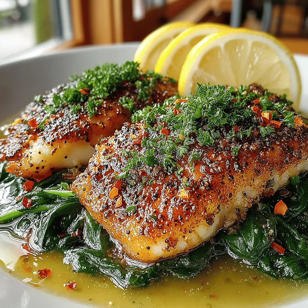Discover the delightfully refreshing flavors of Zesty Lemon Pepper Tilapia with Garlic Spinach. This dish not only presents a perfect harmony of citrus and herbs but is also packed with nutrients, making it an ideal choice for a light yet satisfying meal. Tilapia, a mild-flavored fish, pairs beautifully with the vibrant garlic spinach, creating a colorful and appetizing plate. In this article, we will delve into the preparation of this delightful recipe, explore its health benefits, and highlight why it deserves a spot in your weekly meal rotation.